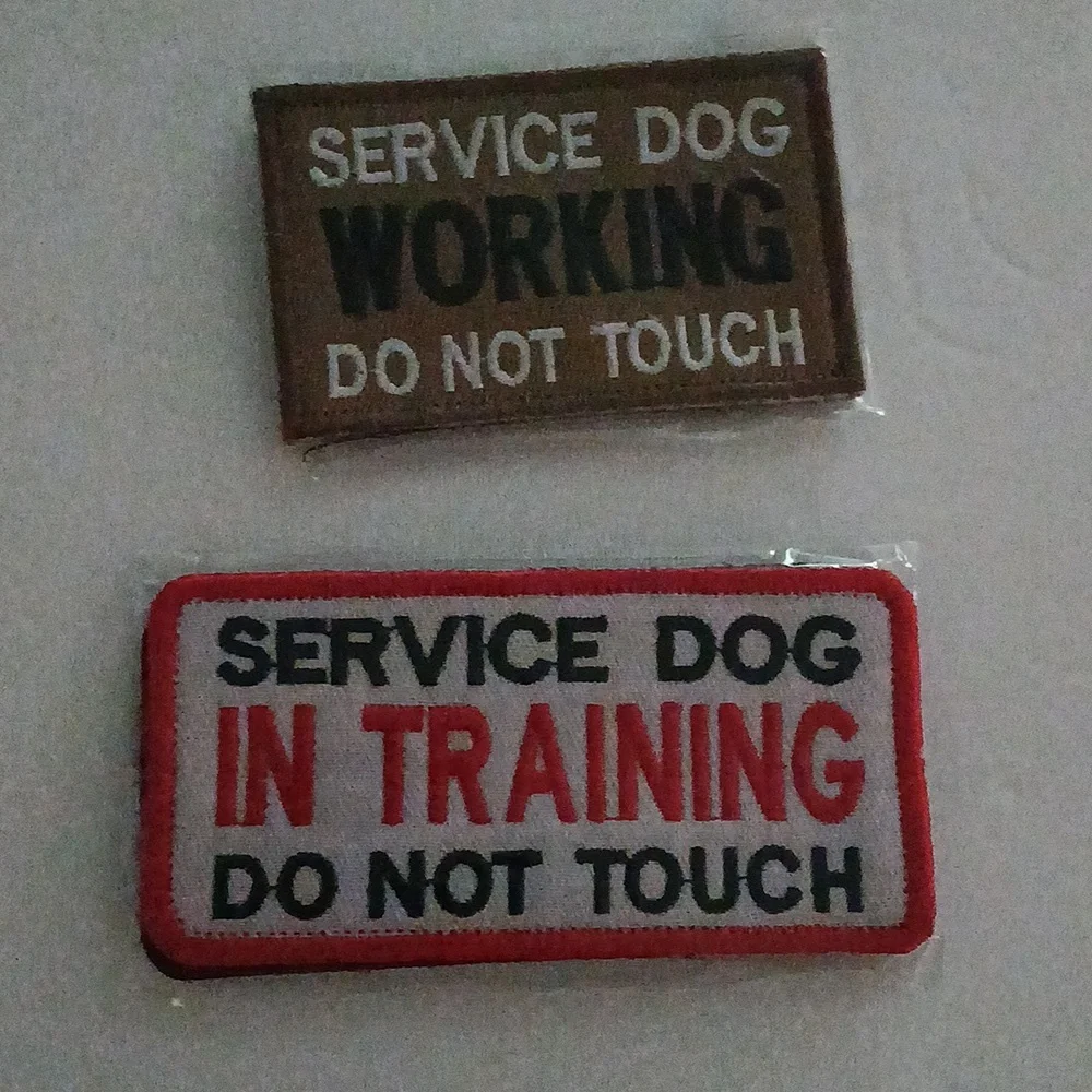 Service dog training service dog new patches.